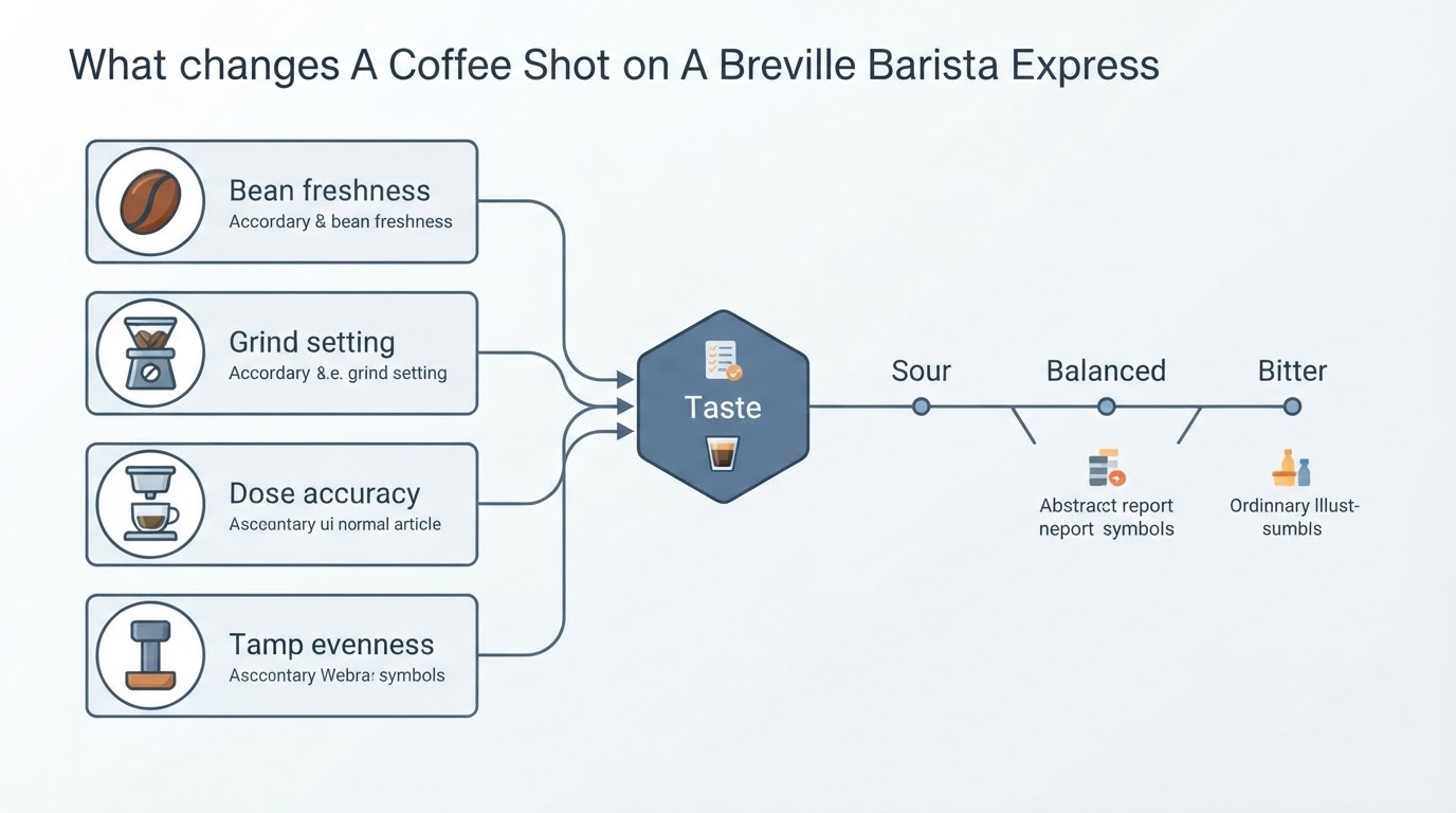 Workflow diagram for breville barista express review.