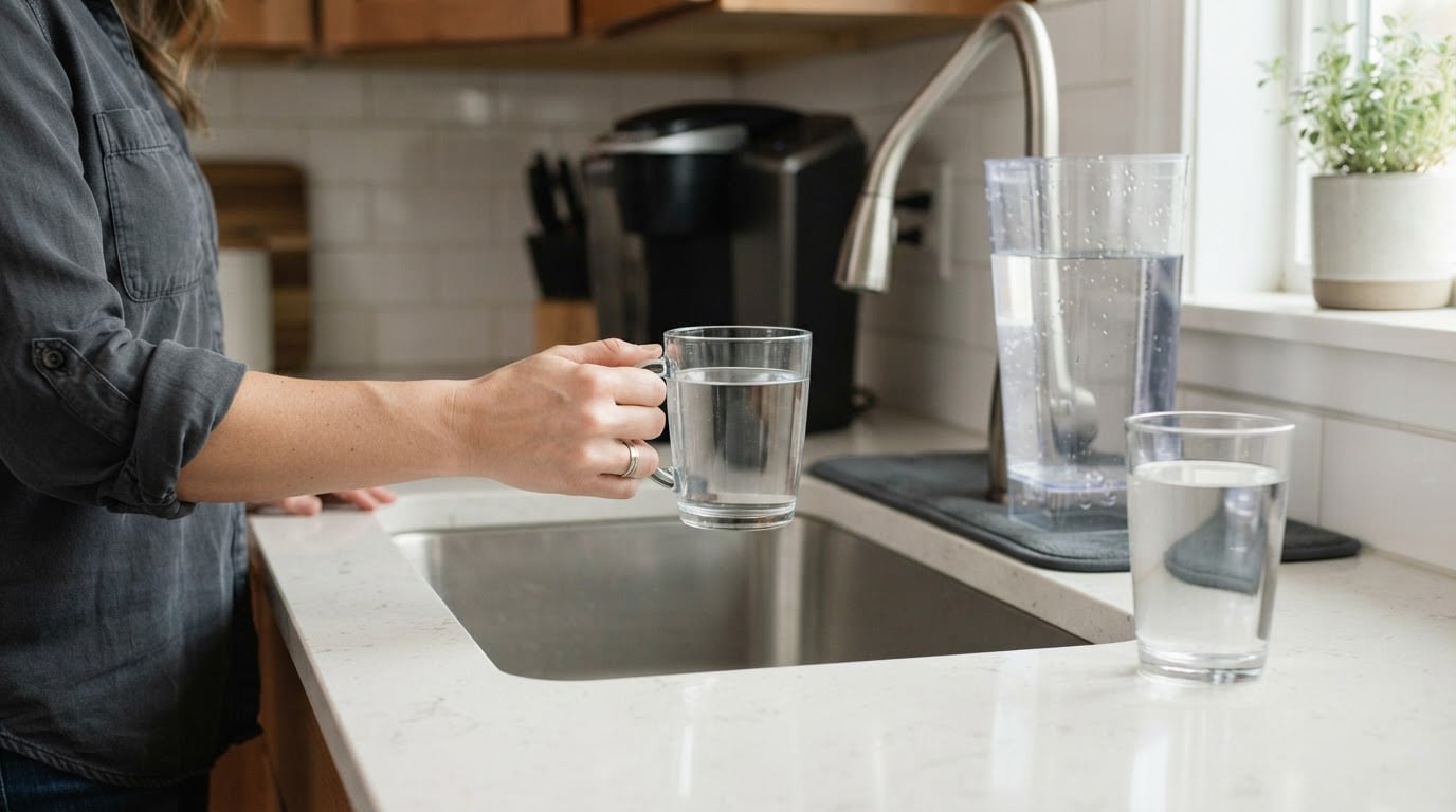 Editorial illustration for how to clean keurig with vinegar.