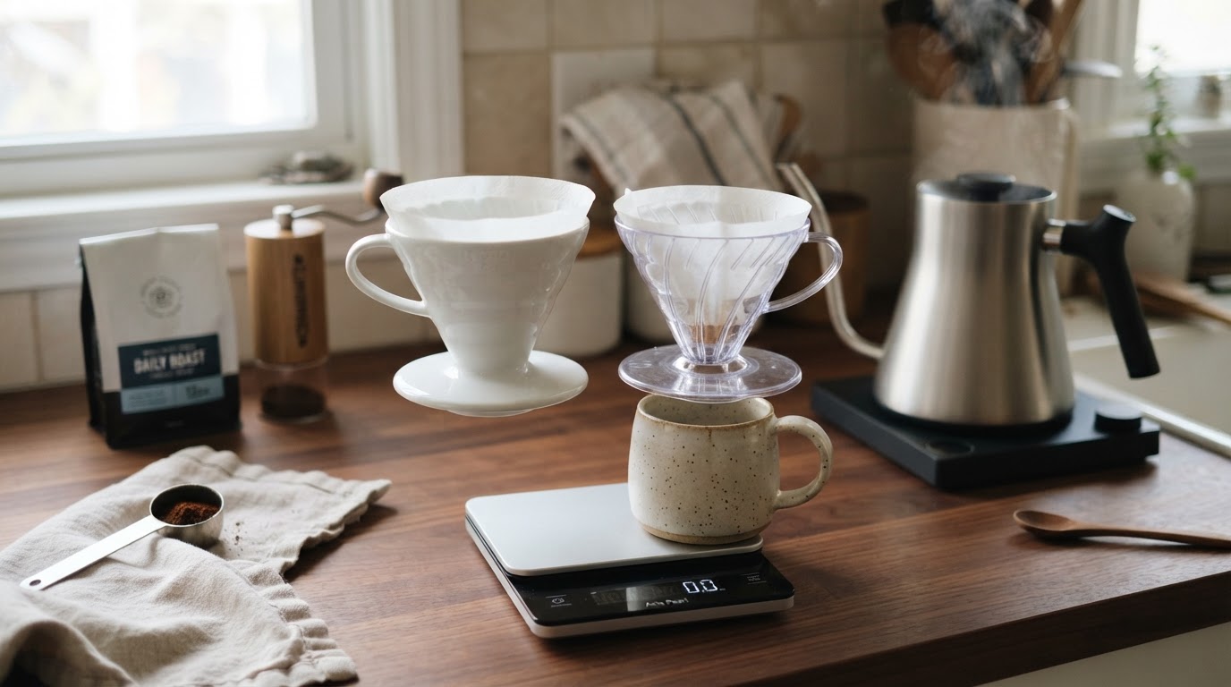 Should You Buy a Plastic or Ceramic Hario V60?
