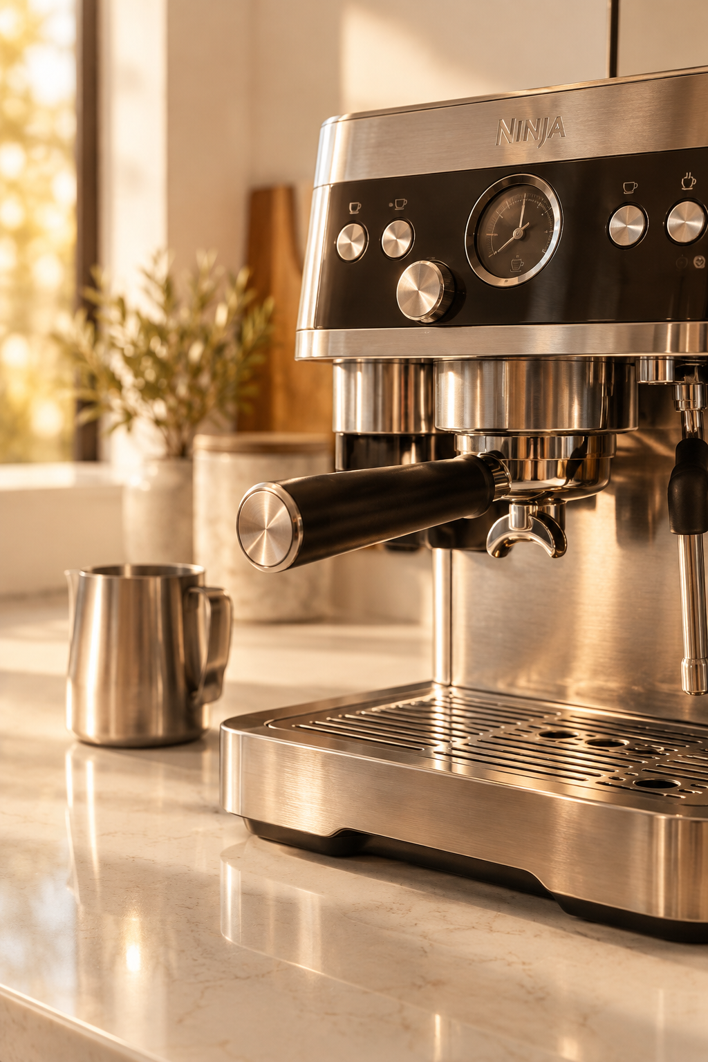 Ninja espresso machine technical view